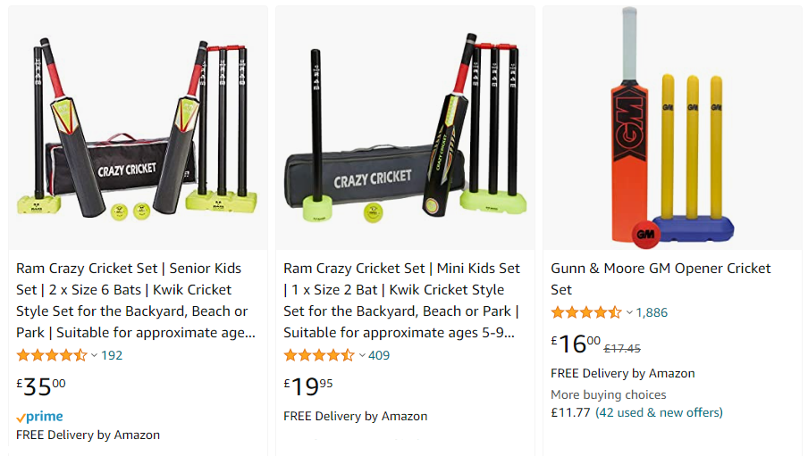 Cricket on Amazon